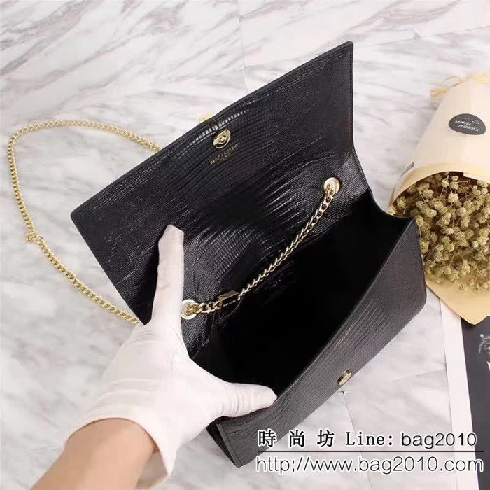 YSL聖羅蘭 專櫃品質 蜥蜴紋牛皮鏈條挎包 26814 YAS1170